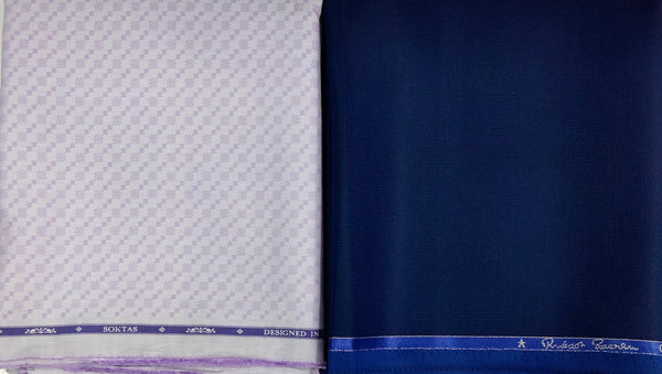 Mansfab Cotton Blend Printed Shirt & Trouser Fabric