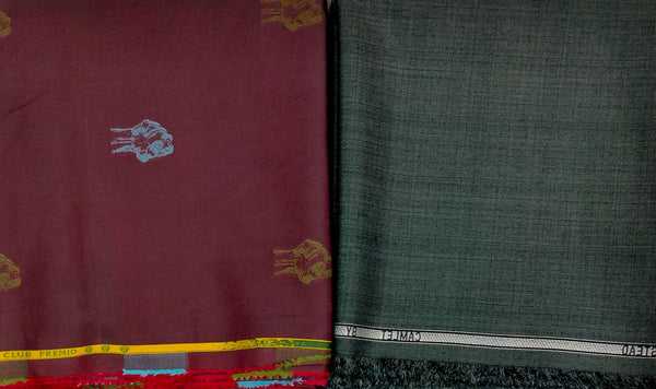 Mansfab Cotton Blend Solid Shirt & Trouser Fabric