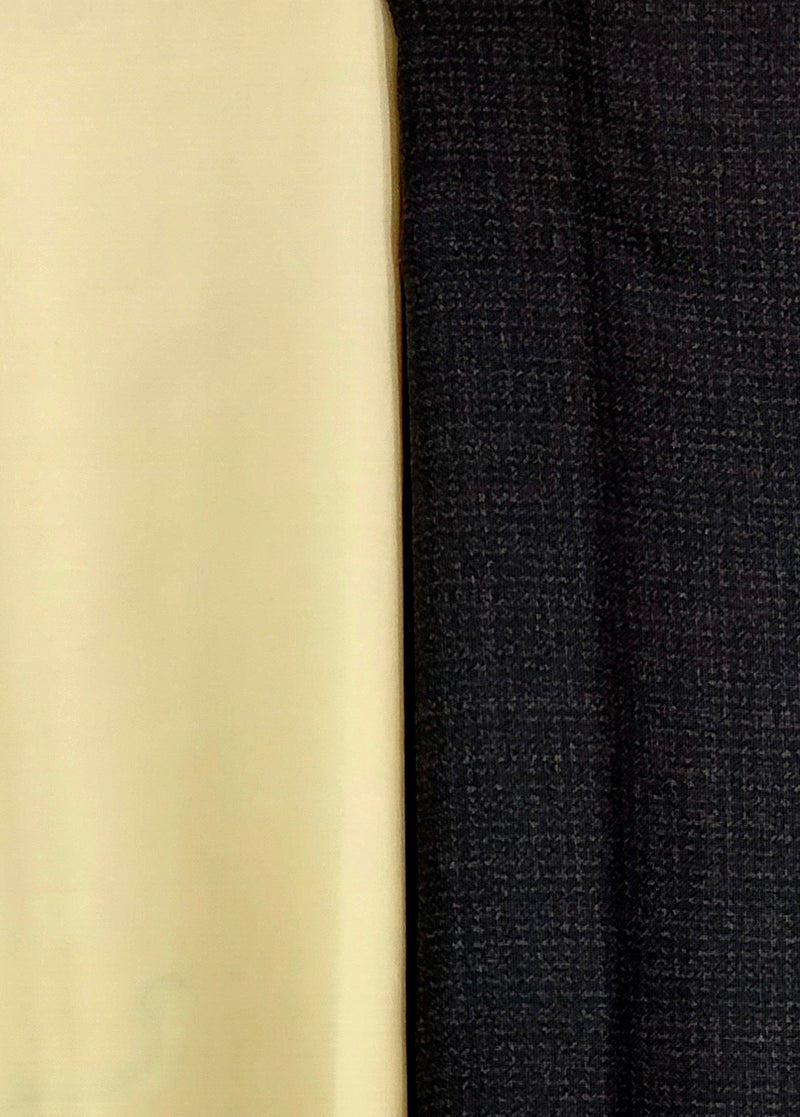 Mansfab Cotton Blend Self Design Shirt & Trouser Fabric