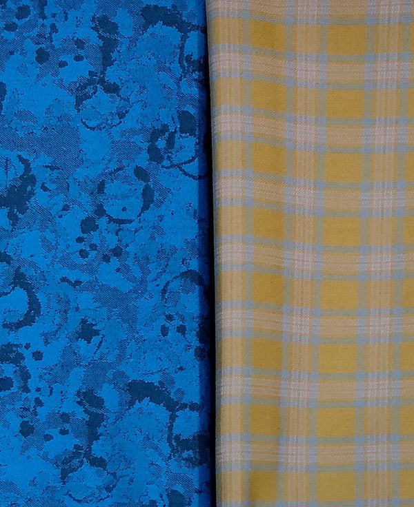 Mansfab Cotton Blend Solid Shirt & Trouser Fabric