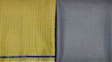 Mansfab Cotton Blend Self Design Shirt & Trouser Fabric