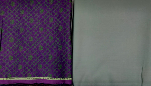 Mansfab Cotton Blend Solid Shirt & Trouser Fabric