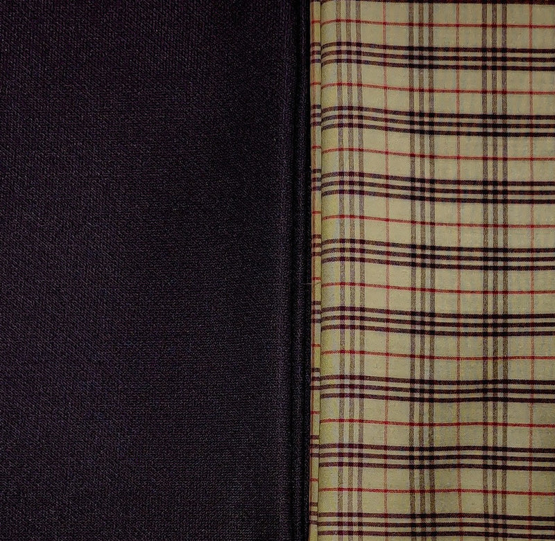 Mansfab Cotton Blend Checkered Shirt & Trouser Fabric