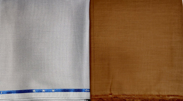 Mansfab Cotton Blend Solid Shirt & Trouser Fabric