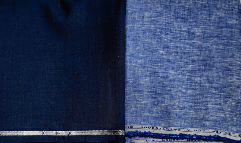 Mansfab Cotton Blend Solid Shirt & Trouser Fabric