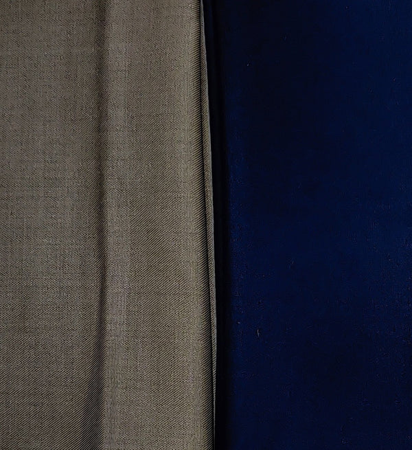 Mansfab Cotton Blend Self Design Shirt & Trouser Fabric