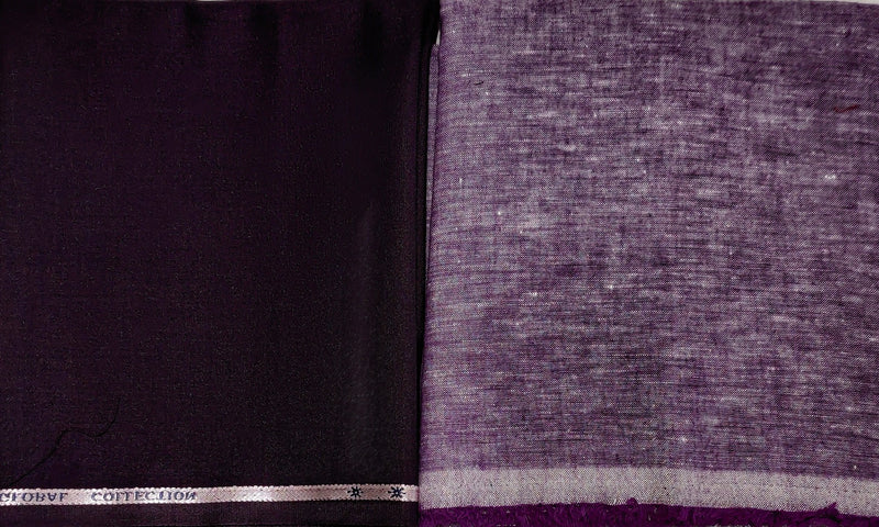 Mansfab Cotton Blend Striped Shirt & Trouser Fabric