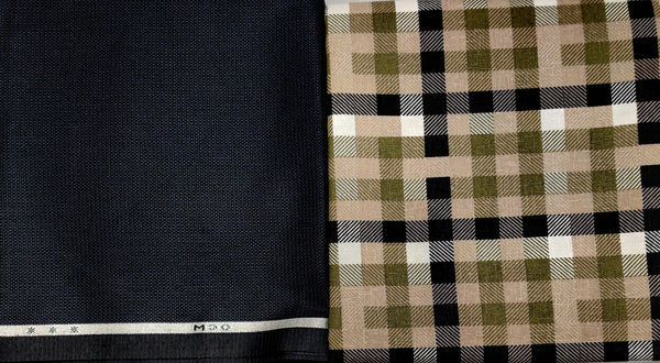 Mansfab Cotton Blend Solid Shirt & Trouser Fabric