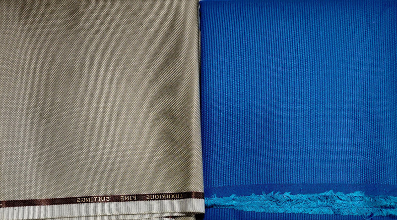 Mansfab Cotton Blend Solid Shirt & Trouser Fabric