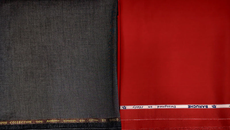 Mansfab Cotton Blend Solid Shirt & Trouser Fabric