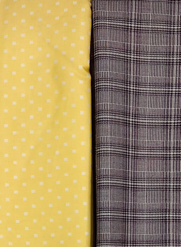 Mansfab Cotton Blend Solid Shirt & Trouser Fabric
