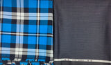 Mansfab Cotton Blend Checkered Shirt & Trouser Fabric