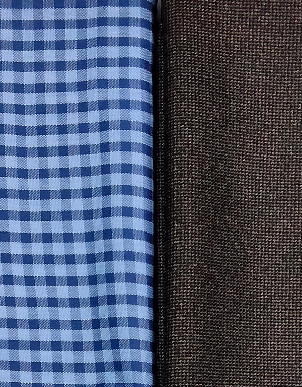Mansfab Cotton Blend Solid Shirt & Trouser Fabric