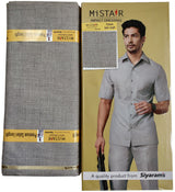 Mansfab Brocade Solid Safari Fabric  (Unstitched)-0003