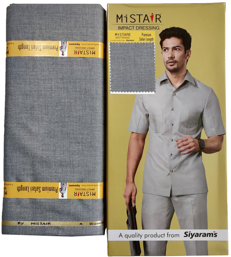 Mansfab Brocade Solid Safari Fabric  (Unstitched)-0005