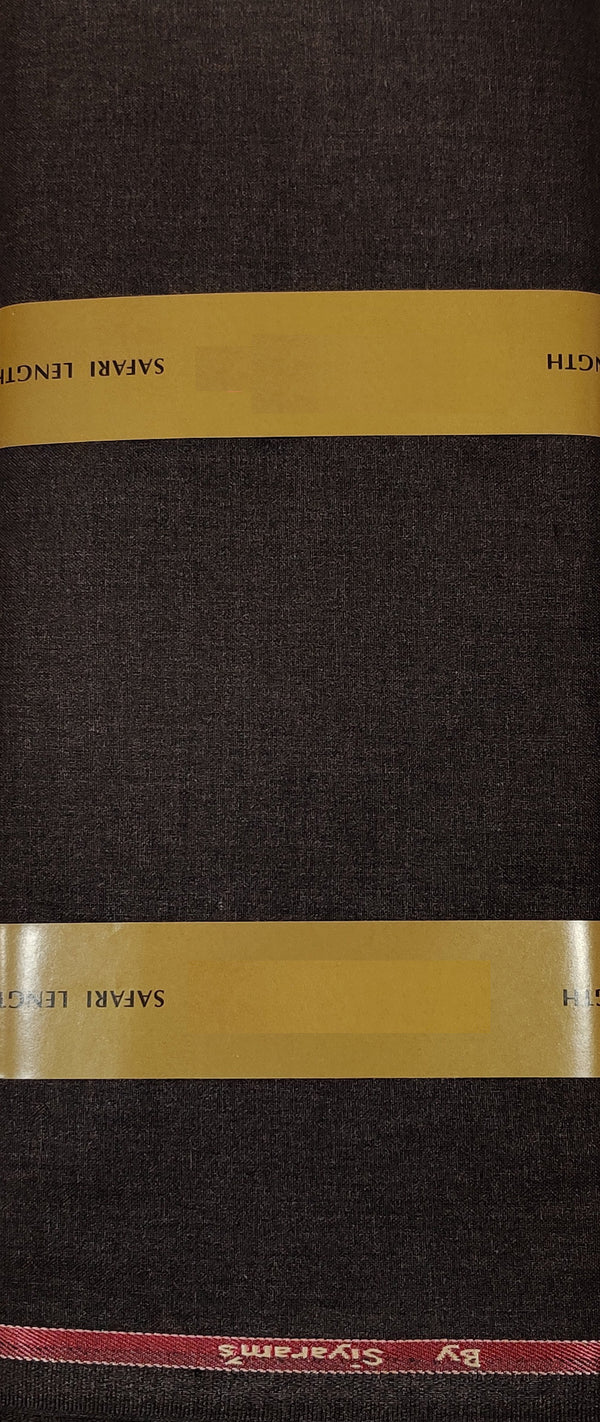 mansfab brocade solid safari fabric  (unstitched)-0018