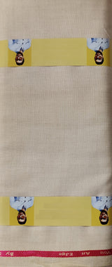 Mansfab Brocade Solid Safari Fabric  (Unstitched)-0028